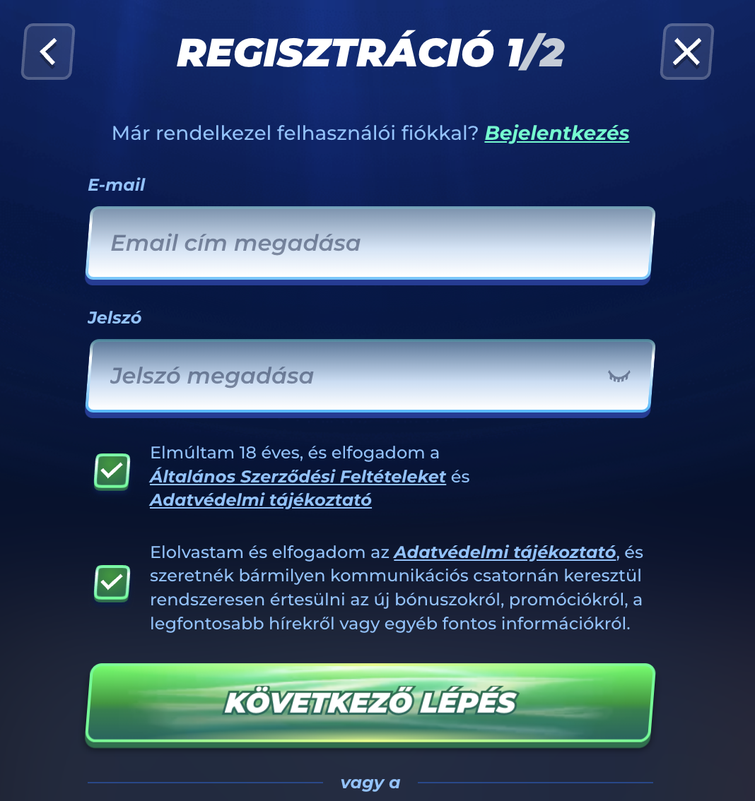 bassbet casino regisztráció