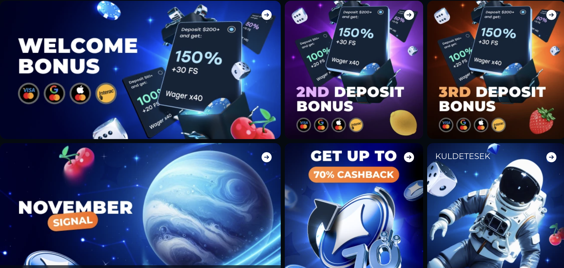 üdvözlő bónusz Betico