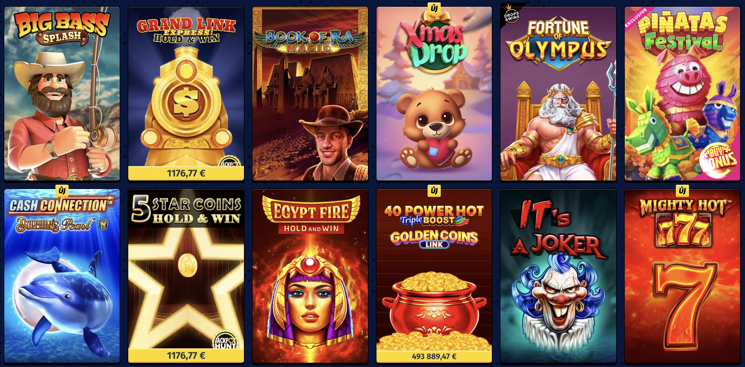 BigClash nyerőgépek