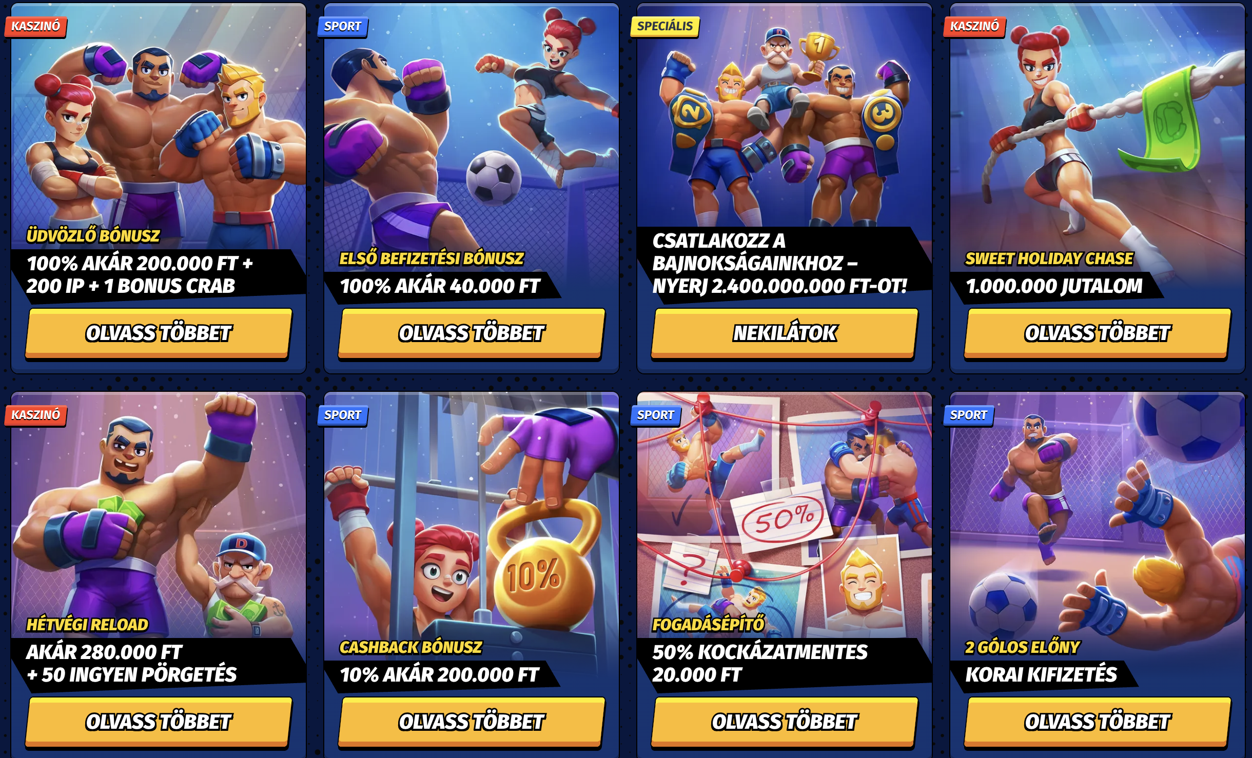 BigClash üdvözlő bónusz