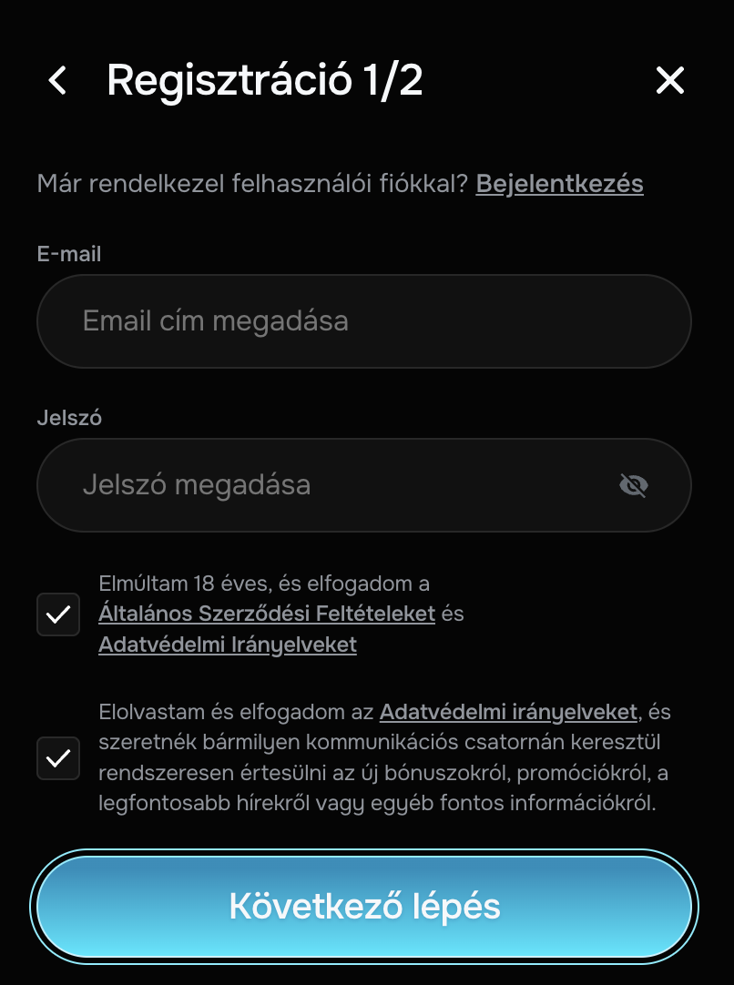 belépés revolution kaszinó revolution regisztráció