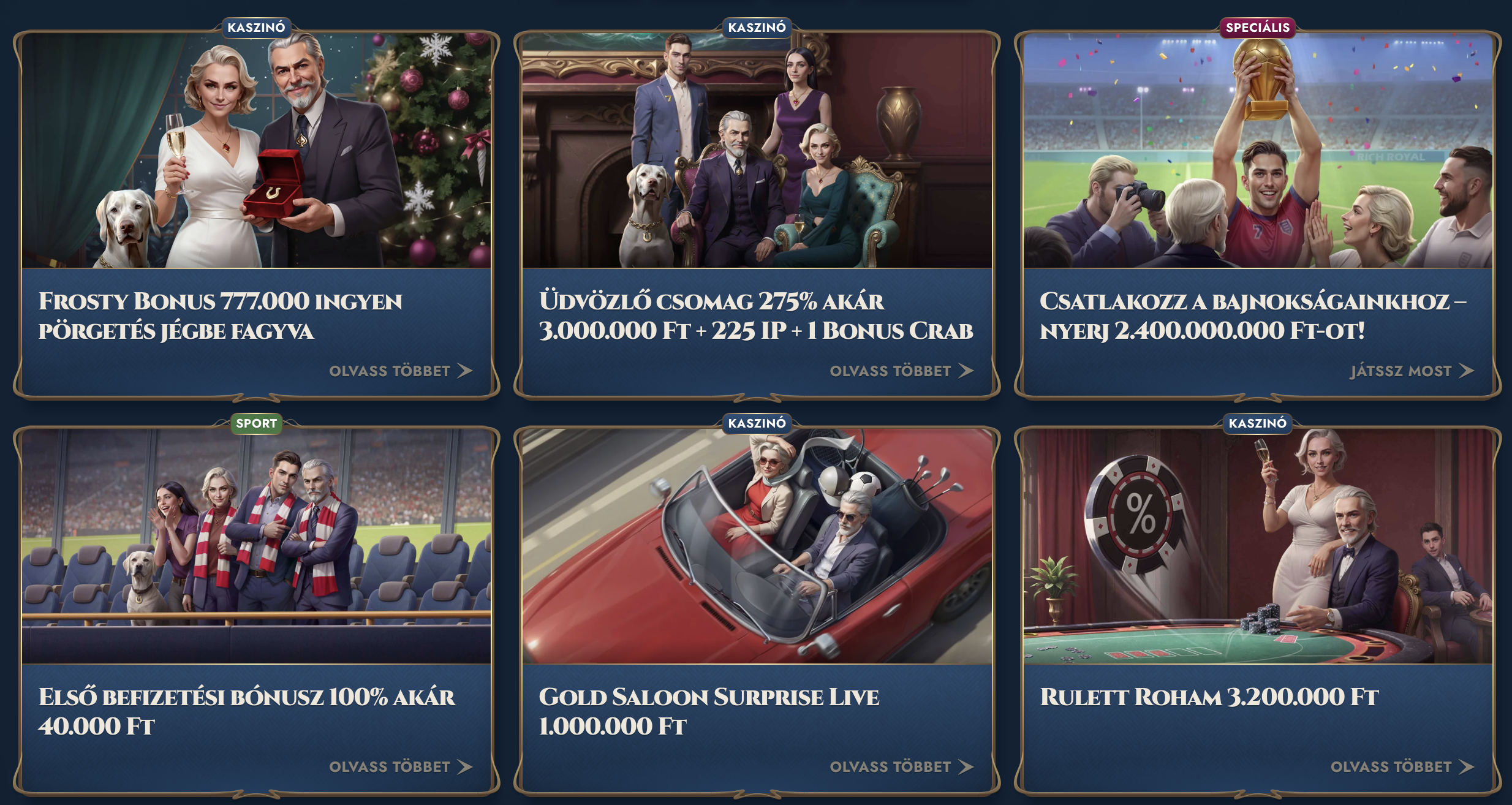 Rich Royal üdvözlő bónusz