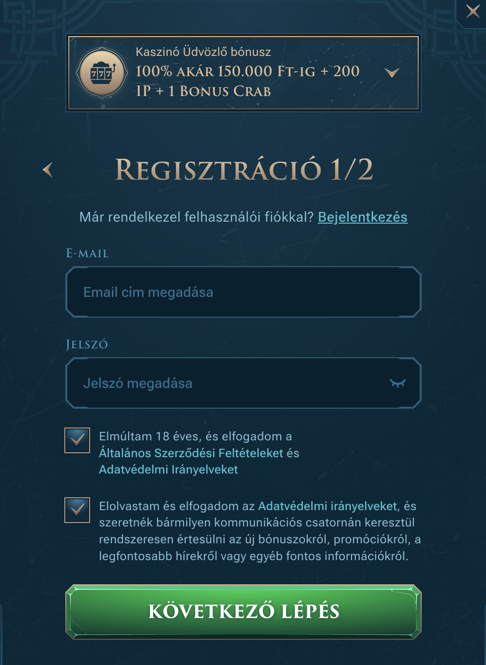 belépés slotuna slotuna regisztráció