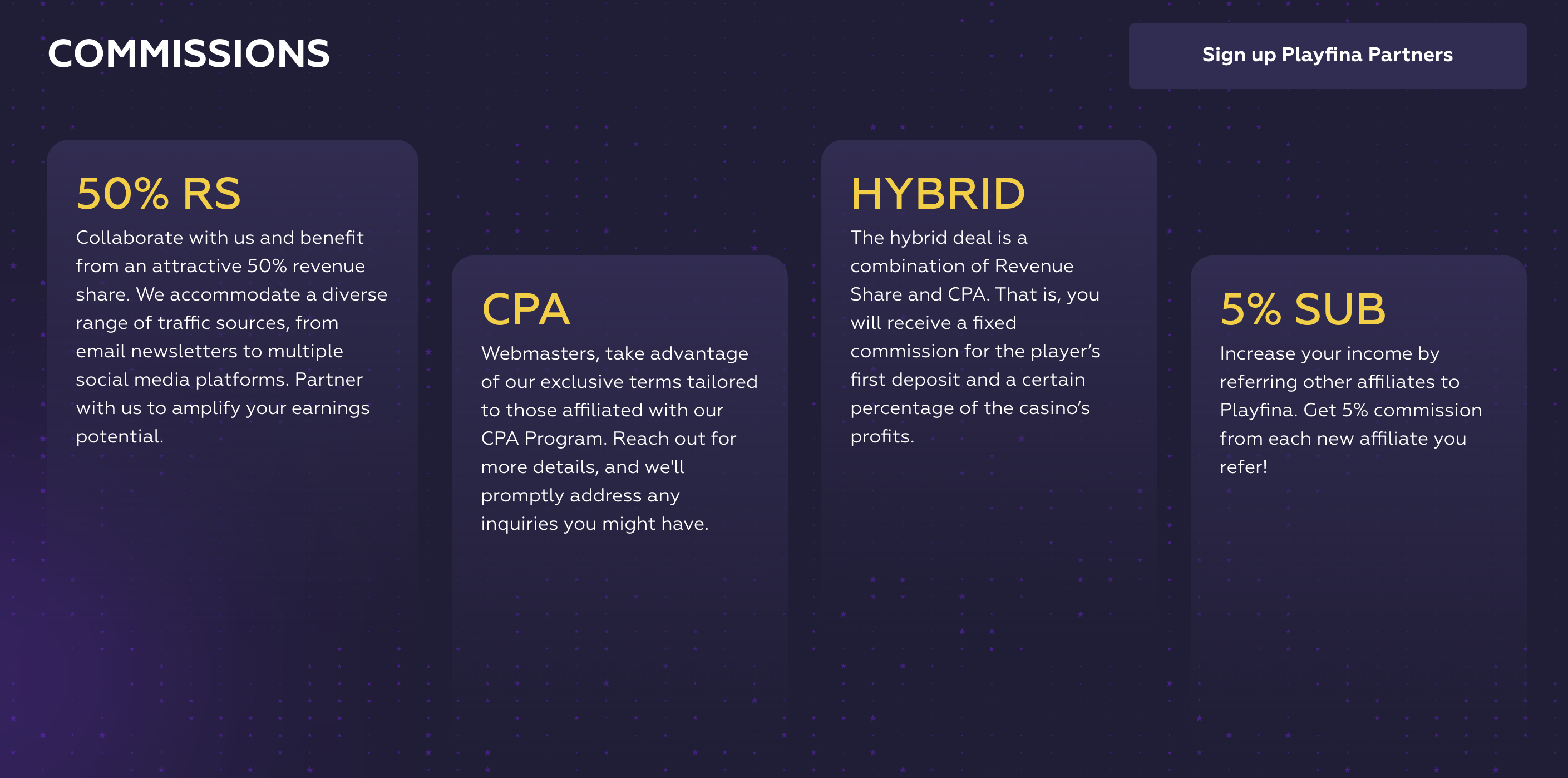 Stone Vegas affiliate program