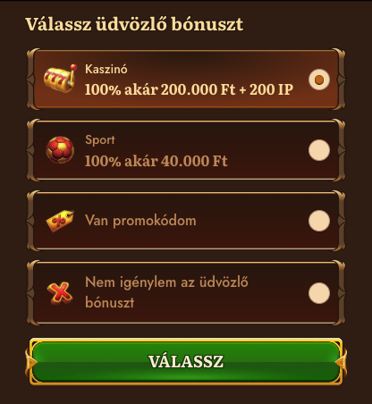 WildRobin regisztráció