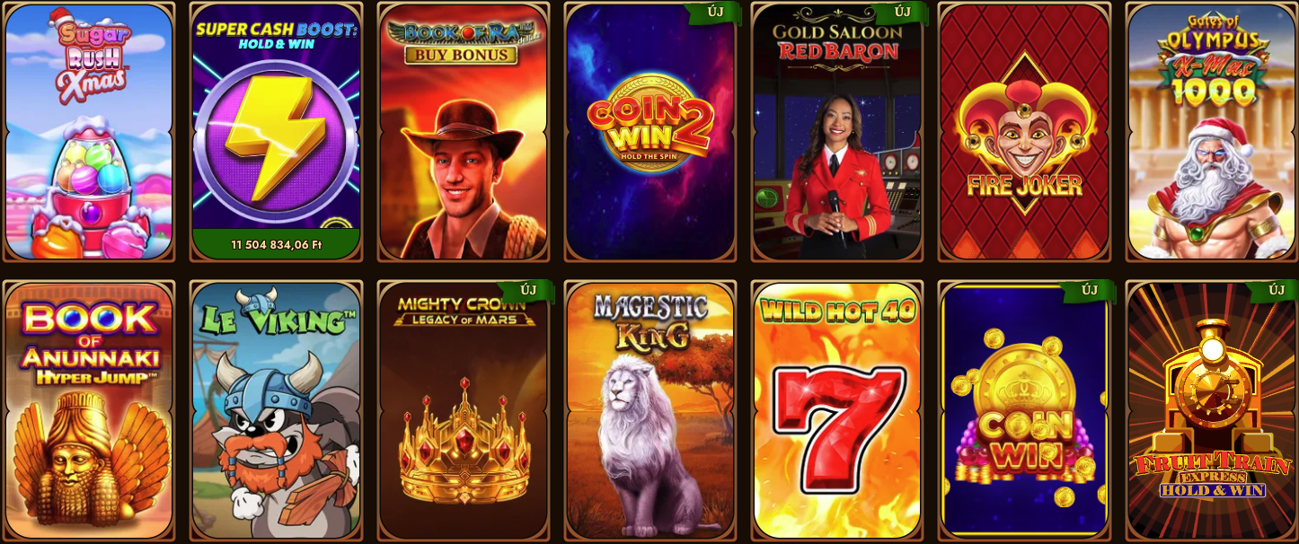 WildRobin nyerőgépek