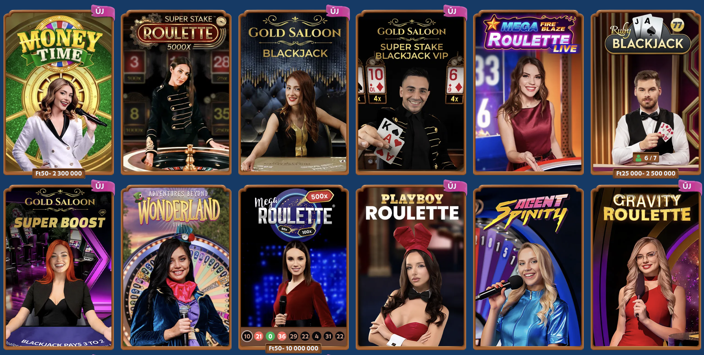 élő kaszinó Winbay