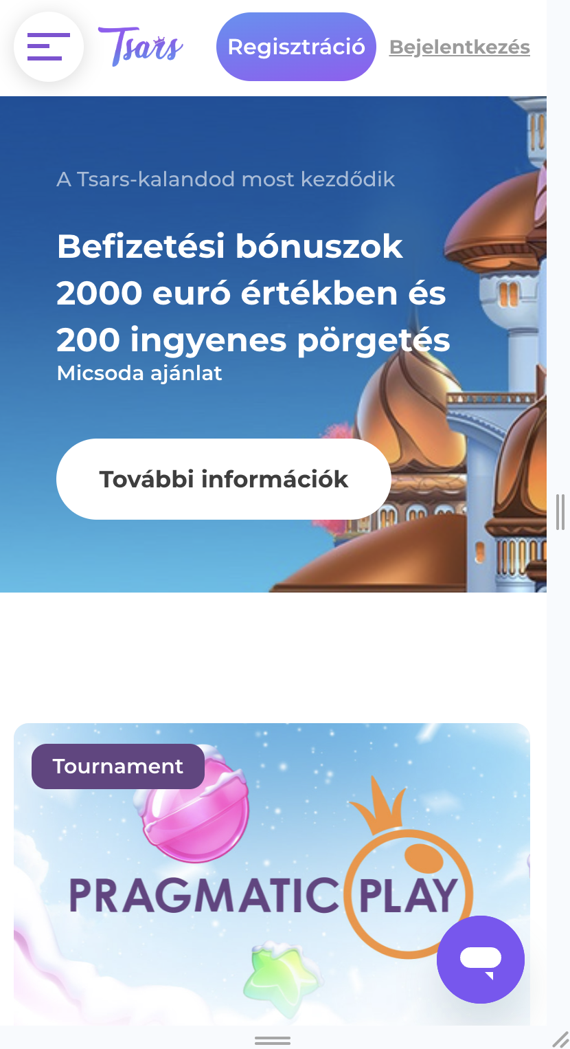 Tsars mobile kaszinó